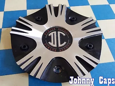 2 CRAVE Wheels [85] USED Metal Center Cap # C-334-1 < BLACK & SILVER  (QTY. 1)   • $40.46